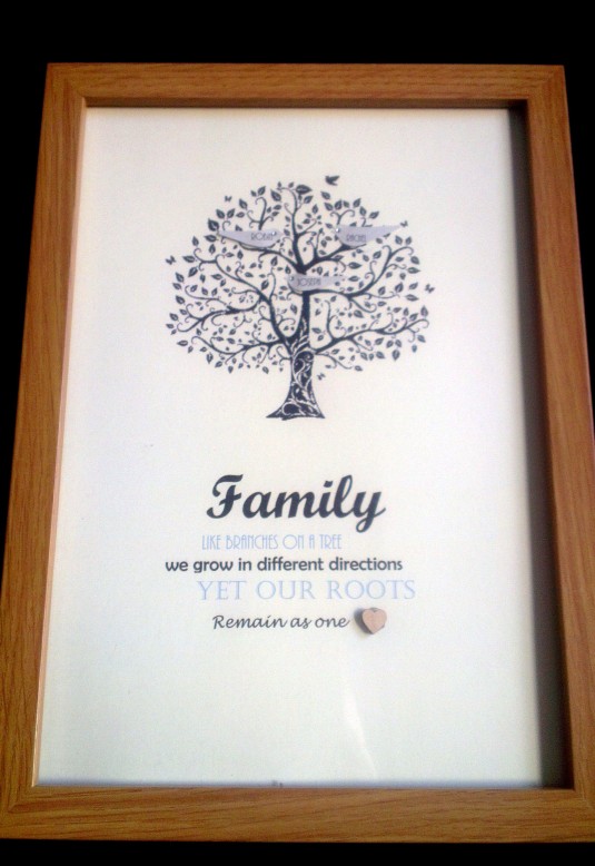 Our family tree by Mr's A's vintage gifts 